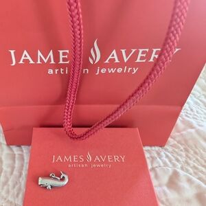 James Avery Silver Whale Pendant